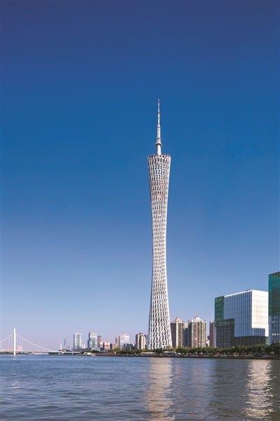 ③廣州塔 建筑總高度600米,主塔體高450米,是當時中國第一、世界第三旅游觀光塔,創(chuàng)造了一系列建筑上的“世界之最”。