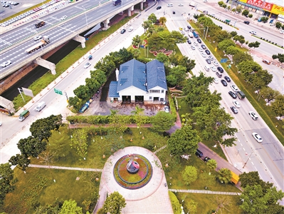 番禺區(qū)鐘村文化公園，一棟白墻青瓦兩層建筑里面住著兩位餐廚垃圾“制肥戰(zhàn)將”。
