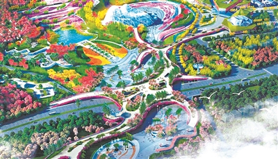廣州花園花橋效果圖