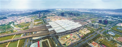 加速建設的廣州南站商務區(qū)