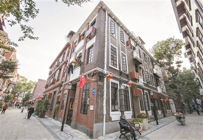 微改造后，舊南?？h社區(qū)的洋樓煥然一新。