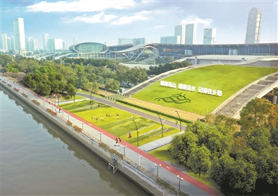 閱江路碧道效果圖