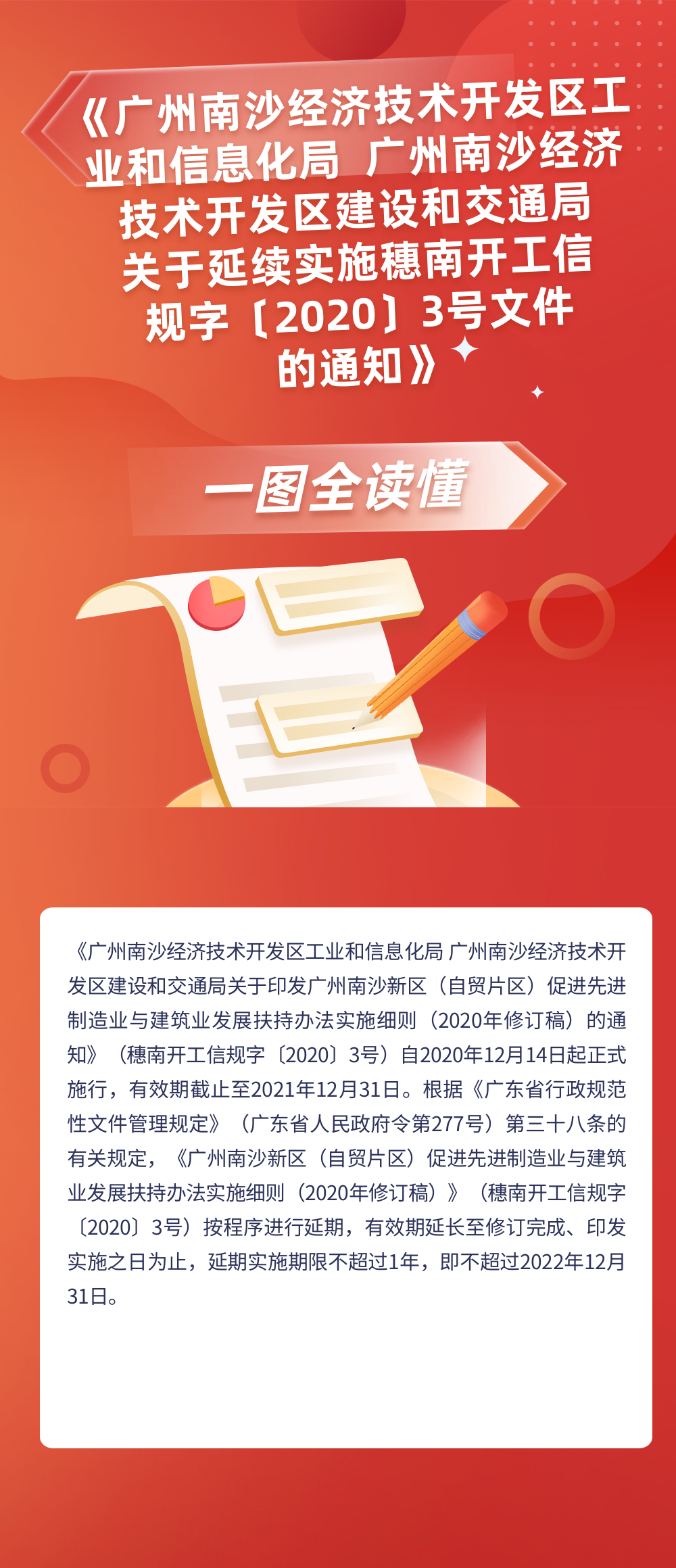 《廣州南沙經(jīng)濟(jì)技術(shù)開(kāi)發(fā)區(qū)工業(yè)和信息化局 廣州南沙經(jīng)濟(jì)技術(shù)開(kāi)發(fā)區(qū)建設(shè)和交通局關(guān)于__延續(xù)實(shí)施穗南開(kāi)工信規(guī)字〔2020〕3號(hào)文件__的通知》政策解讀.png