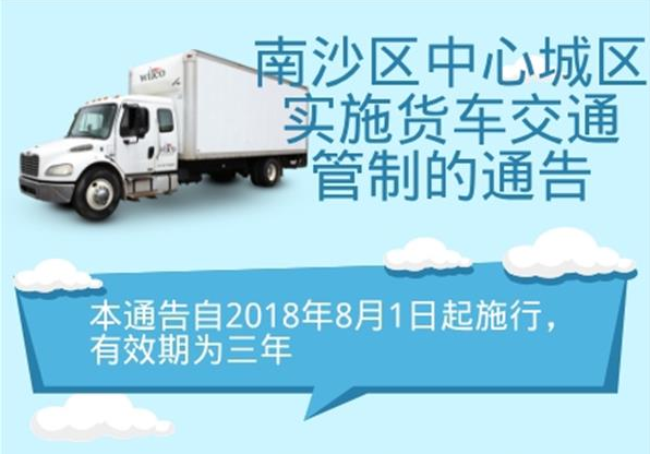 【一圖讀懂】《廣州市南沙區(qū)人民政府關(guān)于南沙區(qū)中心城區(qū)實施貨車交通管制的通告》