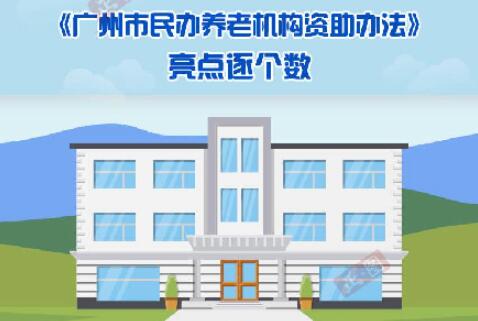【一圖讀懂】《廣州市民辦養(yǎng)老機(jī)構(gòu)資助辦法》的解讀