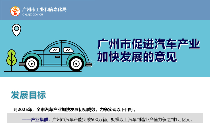【一圖讀懂】《廣州市促進(jìn)汽車(chē)生產(chǎn)消費(fèi)若干措施》的解讀（二）
