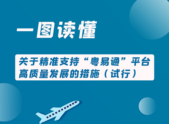 【一圖讀懂】關(guān)于精準(zhǔn)支持“粵易通”平臺(tái)高質(zhì)量發(fā)展的措施（試行）