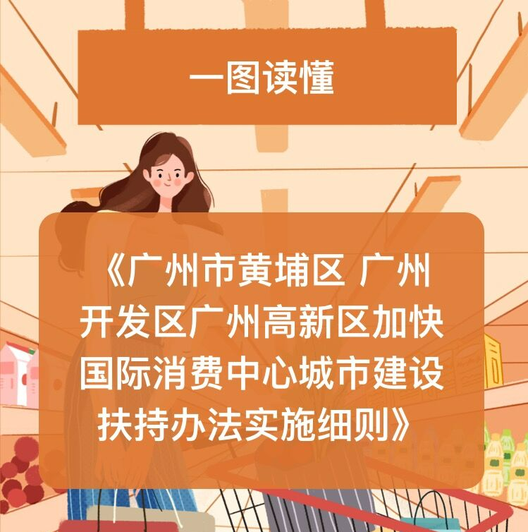 【一圖讀懂】廣州市黃埔區(qū)商務(wù)局 廣州開發(fā)區(qū)商務(wù)局關(guān)于印發(fā)《廣州市黃埔區(qū) 廣州開發(fā)區(qū)廣州高新區(qū)加快國際消費(fèi)中心城市建設(shè)扶持辦法實(shí)施細(xì)則》文件解讀材料