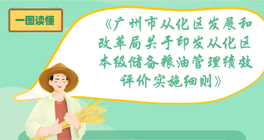 【一圖讀懂】《廣州市從化區(qū)發(fā)展和改革局關(guān)于印發(fā)從化區(qū)本級儲備糧油管理績效評價(jià)實(shí)施細(xì)則》
