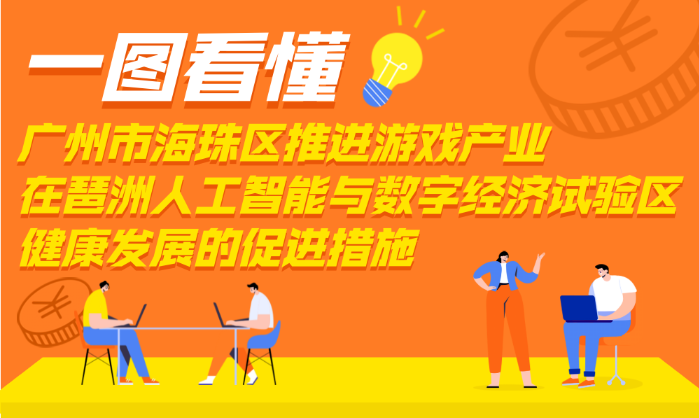 【一圖讀懂】《廣州市海珠區(qū)推進(jìn)游戲產(chǎn)業(yè)在琶洲人工智能與數(shù)字經(jīng)濟(jì)試驗(yàn)區(qū)健康發(fā)展的促進(jìn)措施》