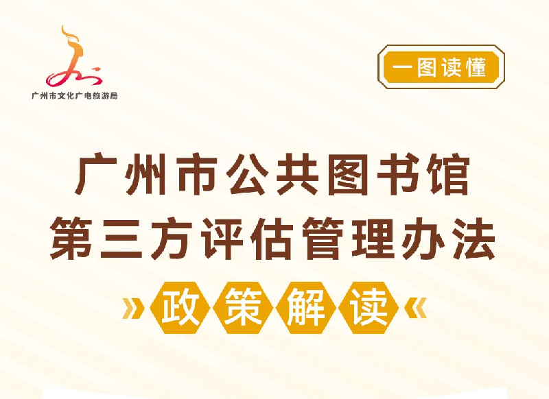 【一圖讀懂】廣州市公共圖書館第三方評估管理辦法
