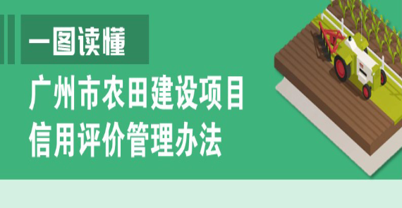 【一圖讀懂】廣州市農(nóng)業(yè)農(nóng)村局關(guān)于印發(fā)廣州市農(nóng)田建設(shè)項(xiàng)目信用評(píng)價(jià)管理辦法（試行）的通知
