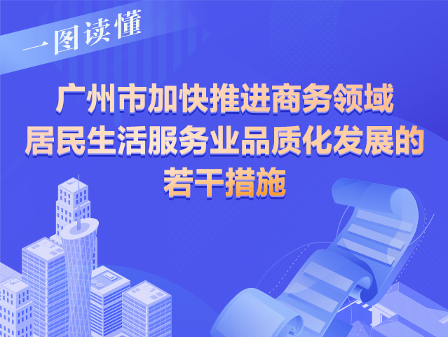 【一圖讀懂】《廣州市加快推進(jìn)商務(wù)領(lǐng)域居民生活服務(wù)業(yè)品質(zhì)化發(fā)展的若干措施》