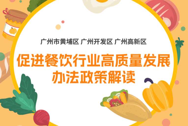 【一圖讀懂】《廣州市黃埔區(qū) 廣州開發(fā)區(qū) 廣州高新區(qū)促進(jìn)餐飲行業(yè)高質(zhì)量發(fā)展辦法》政策解讀