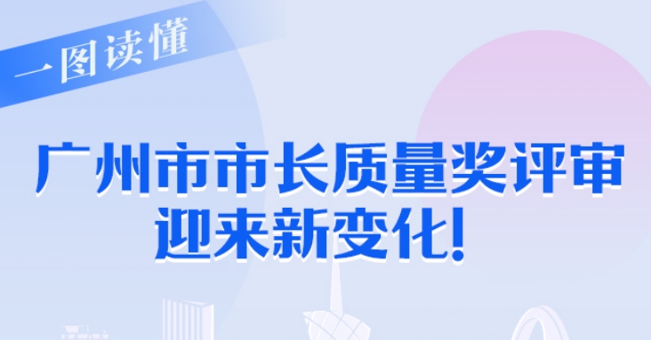 【一圖讀懂】廣州市市長質(zhì)量獎評審迎來新變化！