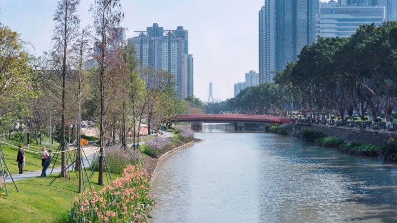 廣州再添一處高品質(zhì)碧道！花地灣公園一期全面開放