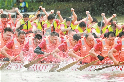 百舸爭流 槳槳催人奮進(jìn)