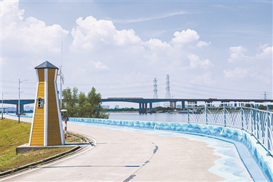 南沙東涌十里碧道蜿蜒 不斷激活水經(jīng)濟富民惠民