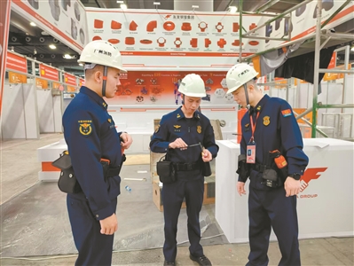 200余名消防員貼身守護廣交會