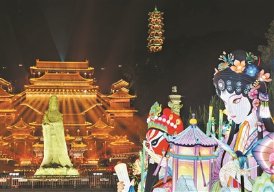 大灣區(qū)燈會2月10日開園，總面積800畝，主游線路2.5公里，展期90天