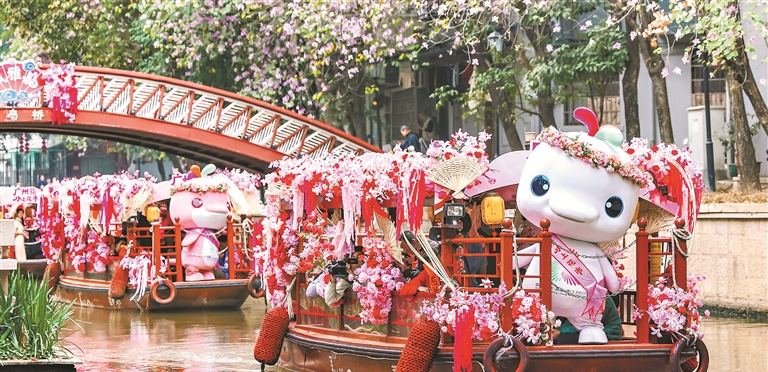 廣州多區(qū)迎春花市紛紛開鑼