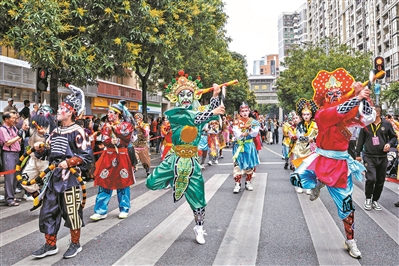 高樓之下賞民俗 CBD里過(guò)大年