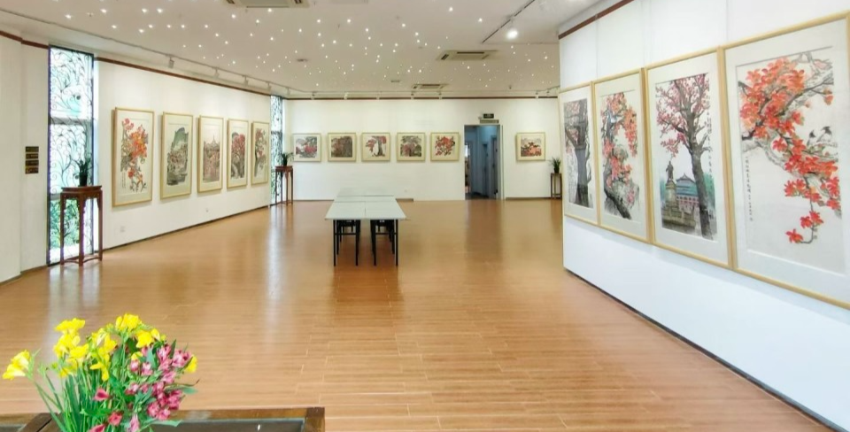 三月羊城木棉紅 丹青寫意頌英雄