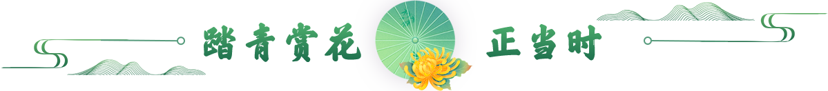 踏青賞花正當(dāng)時(shí)