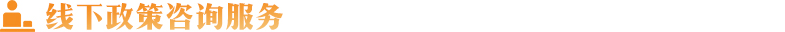 線下政策咨詢服務(wù)